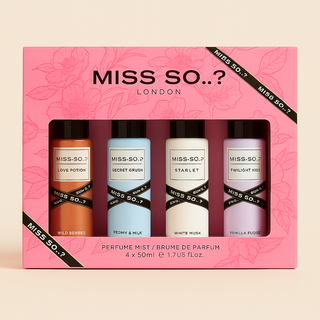 Coffret Miss So…? – Brumes Parfumées 4×50 ml ✨