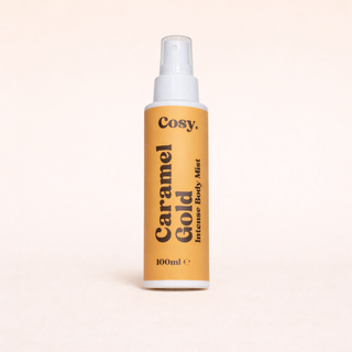 Brume parfumée Caramel Gold – Cosy | Gourmande & chaude