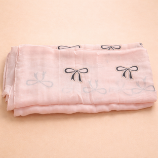 Foulard léger motif nœuds – plusieurs couleurs