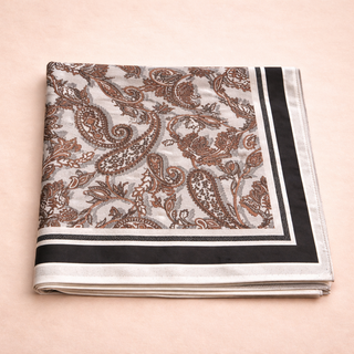 Foulard léger motif cachemire