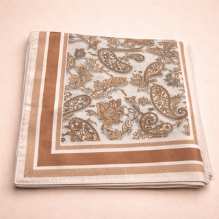 Foulard léger motif cachemire