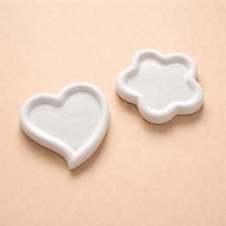 Porte-Bijoux Minimaliste – Forme Cœur & Fleur