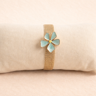 Bracelet Summer Vibes Fleur Turquoise