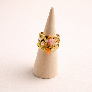 Bague dolce Vita en Acier Inoxydable Réglable