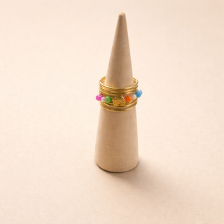 Bague “Lioré Shine” en Acier Inoxydable Réglable