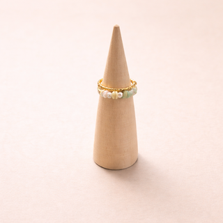 Althéa Pure – Bague perles naturelles & doré délicat