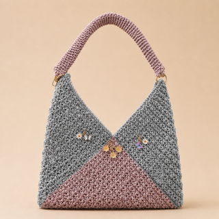 Sac crochet effet artisanal tendance