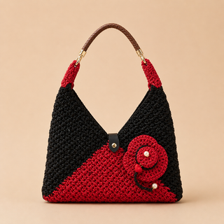 Sac crochet effet artisanal tendance