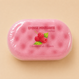 Éponge Moussante Parfumée Framboise