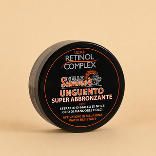 Ultra Retinol Complex Hello Summer – Unguento Super Abbronzante (Graisse à Traire Accélérateur de Bronzage)