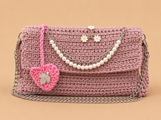 Sac Crochet Handmade – Modèle Nœud Bohème Chic