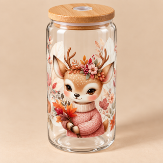 Verre Petit Faon Cocooning – Douceur & Café 🤎☕