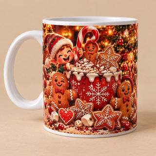 Tasse de Noël – Le Royaume des Pains d’Épices 🎅🍪
